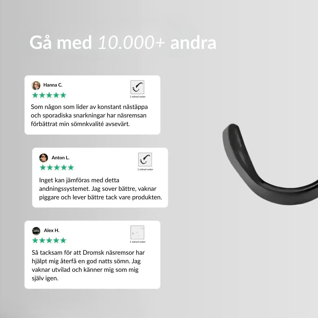 DROMSK™ näsremsa 2.0 - sömnpaket - dromsk